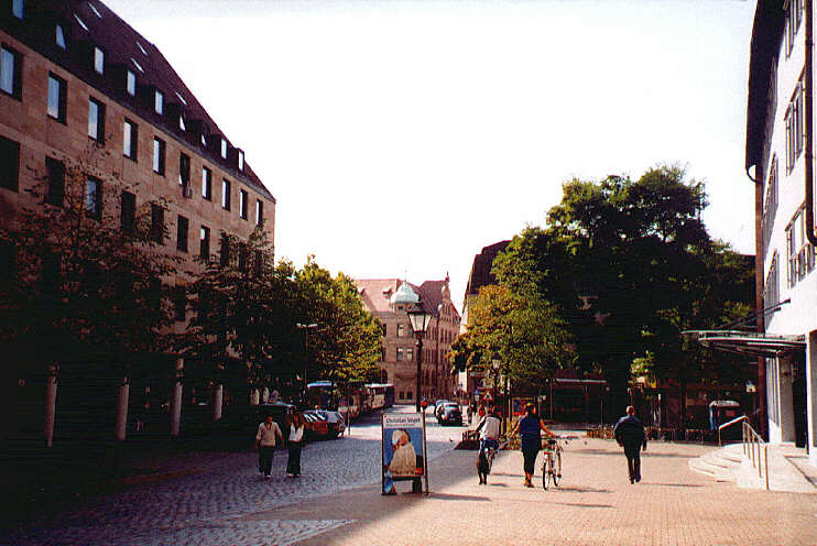 Waaggasse, Blickrichtung Augustinerstrae (Juli 2003)