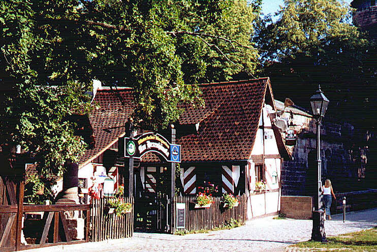 Historischer Biergarten Am Hexenhusla (September 2004)