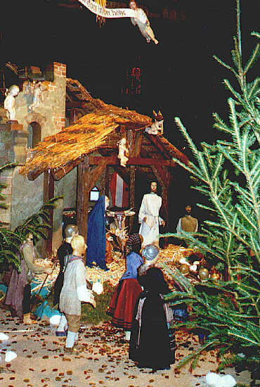 Nrnberger Christkindlesmarkt - Weihnachtskrippe (Dezember 2006)