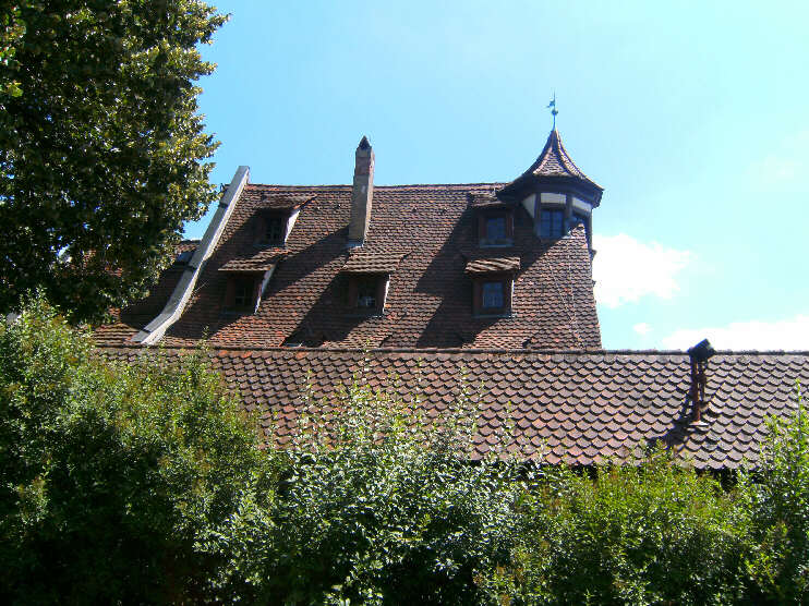 Pilatushaus vom Burggarten aus gesehen (Juli 2016)