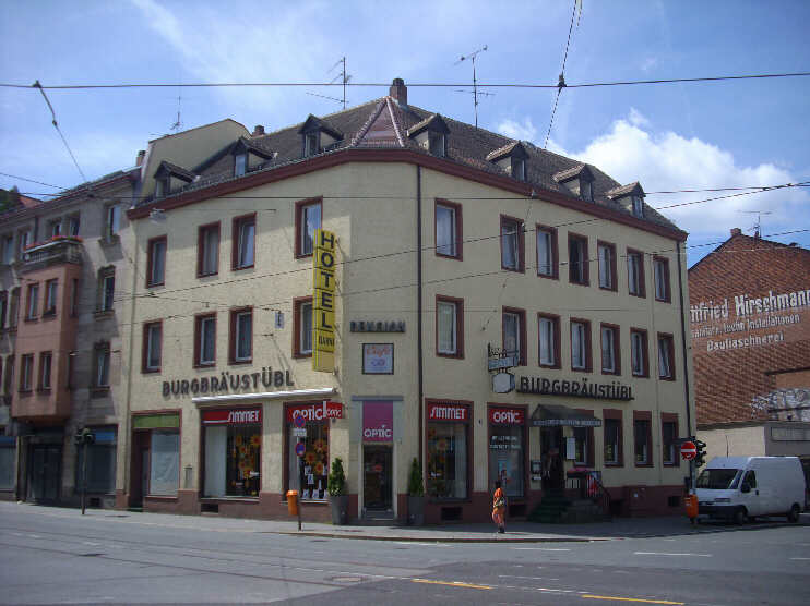 Ecke Bucher Straße / Jagdstraße (Juni 2013)