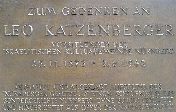 Leo-Katzenberger-Gedenkstein