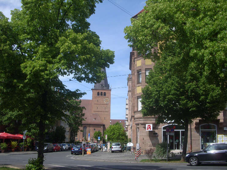 Blick von der Johannisstraße in die Innere Hallerstraße (Mai 2014) 