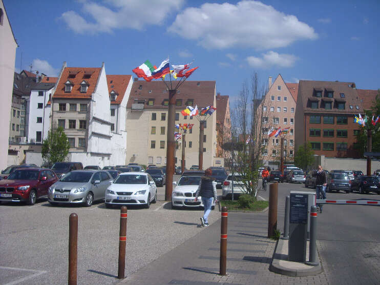 Parkplatz Augustinerhof (Mai 2016)