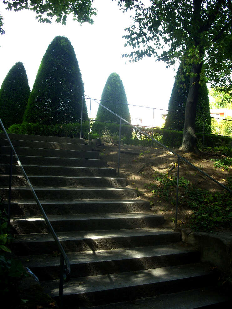 Treppenaufgang zur Neutorbastei (September 2015)