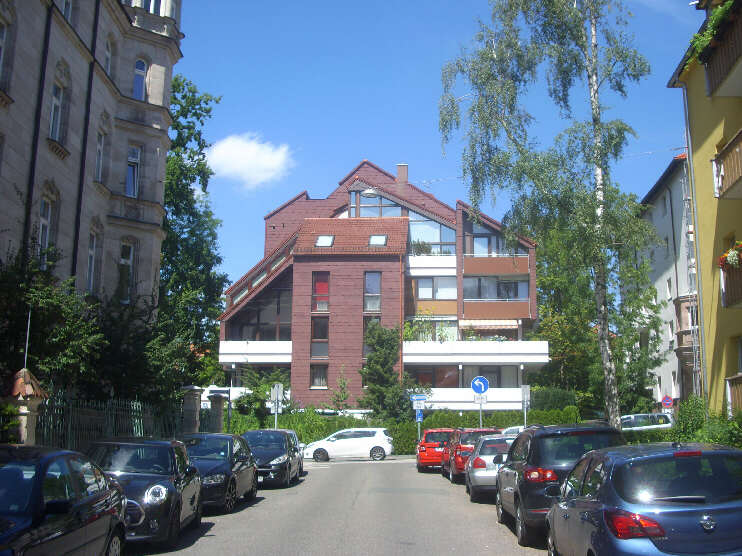 Weigelstraße, Blickrichtung Frommanstraße (Juli 2017)