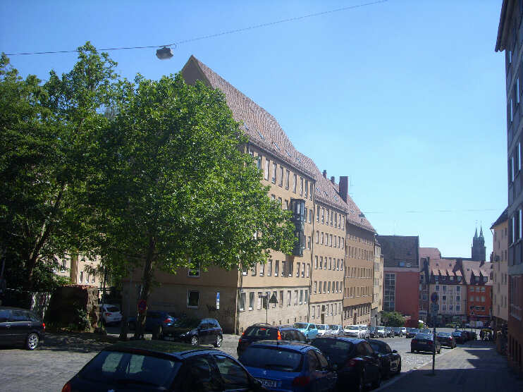 Tetzelgasse, Blickrichtung Theresienstraße (August 2013)