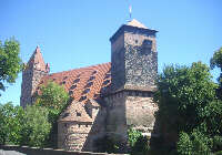 Vestnertorgraben, Blick zur Burg