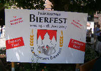 Fränkisches Bierfest im Burggraben