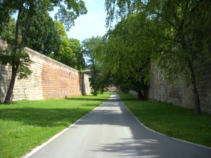 Burggraben zwischen Neutor und Tiergärtnertor (Juli 2009)