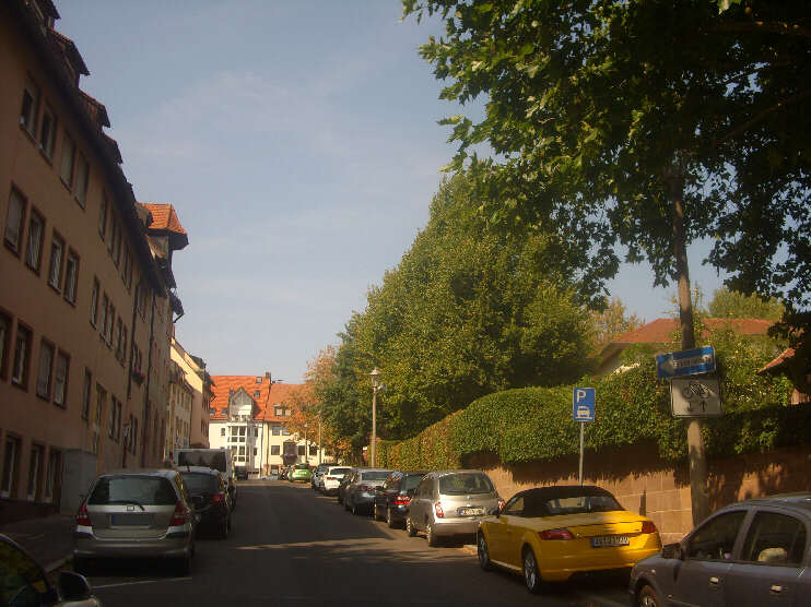 Treibberg, Blickrichtung Lange Gasse (August 2018)
