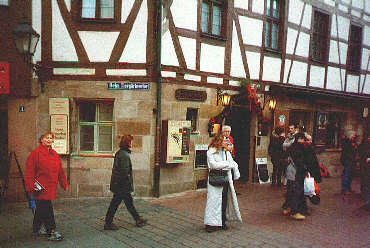 Restaurant «Zur Schranke» zur Adventszeit (Dezember 2000)