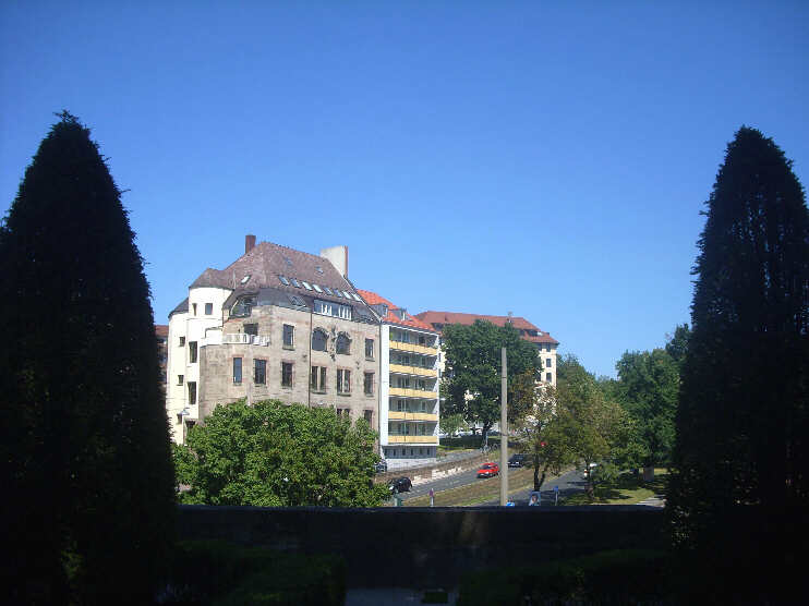 Blick von der Neutorbastei auf den Neutorgraben (August 2013)