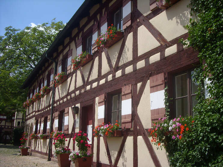 Kaiserburg: Sekretariatsgebäude, heute Burgverwaltung (Juli 2014)