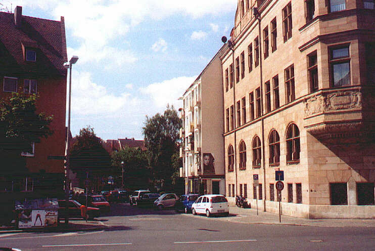 Blick von der Augustinerstraße in die Karlstaße (Juni  2006)