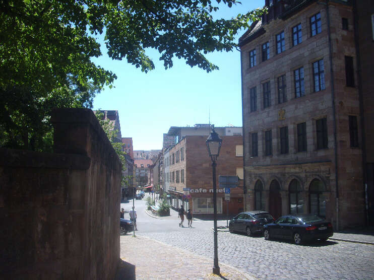 Winklerstraße, nahe der Sebalduskirche (Juli 2016)